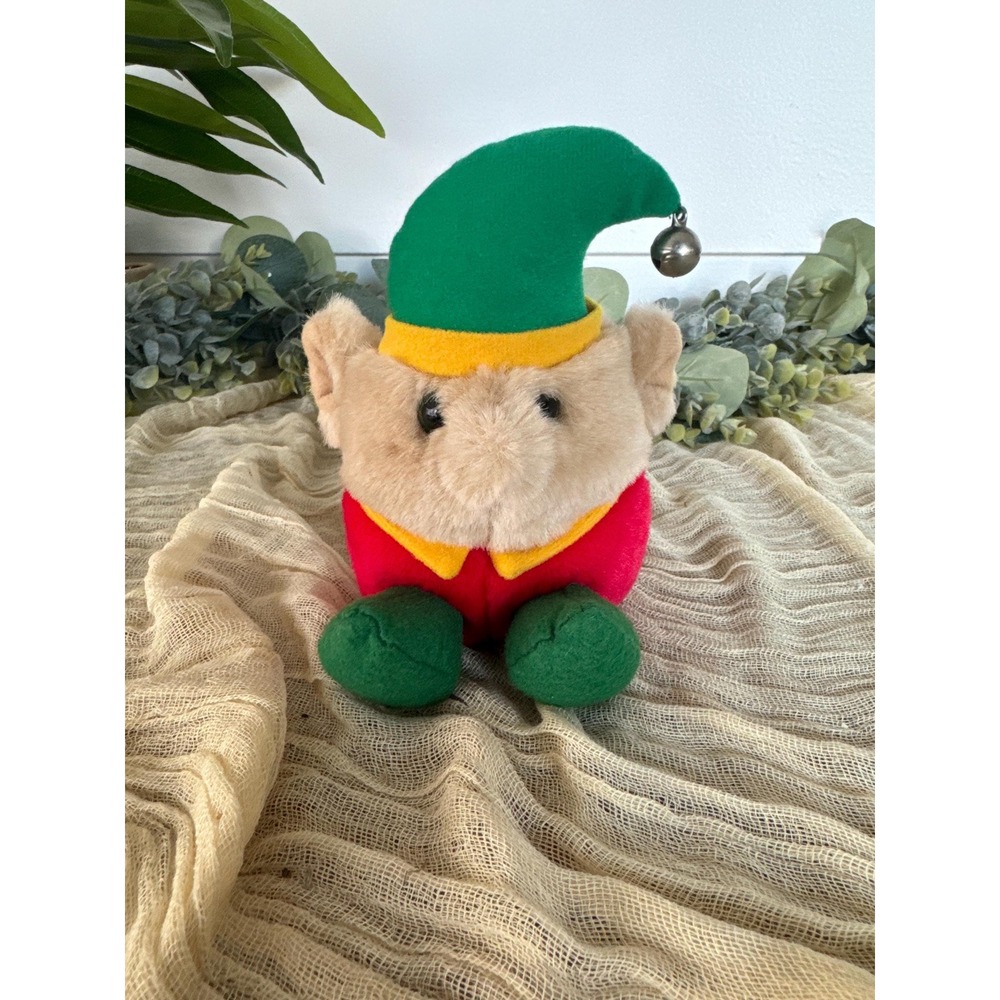 1990s Puffkins‎ Elvin Mouse Limited Edition 1993 Swibco round Christmas Elf bell